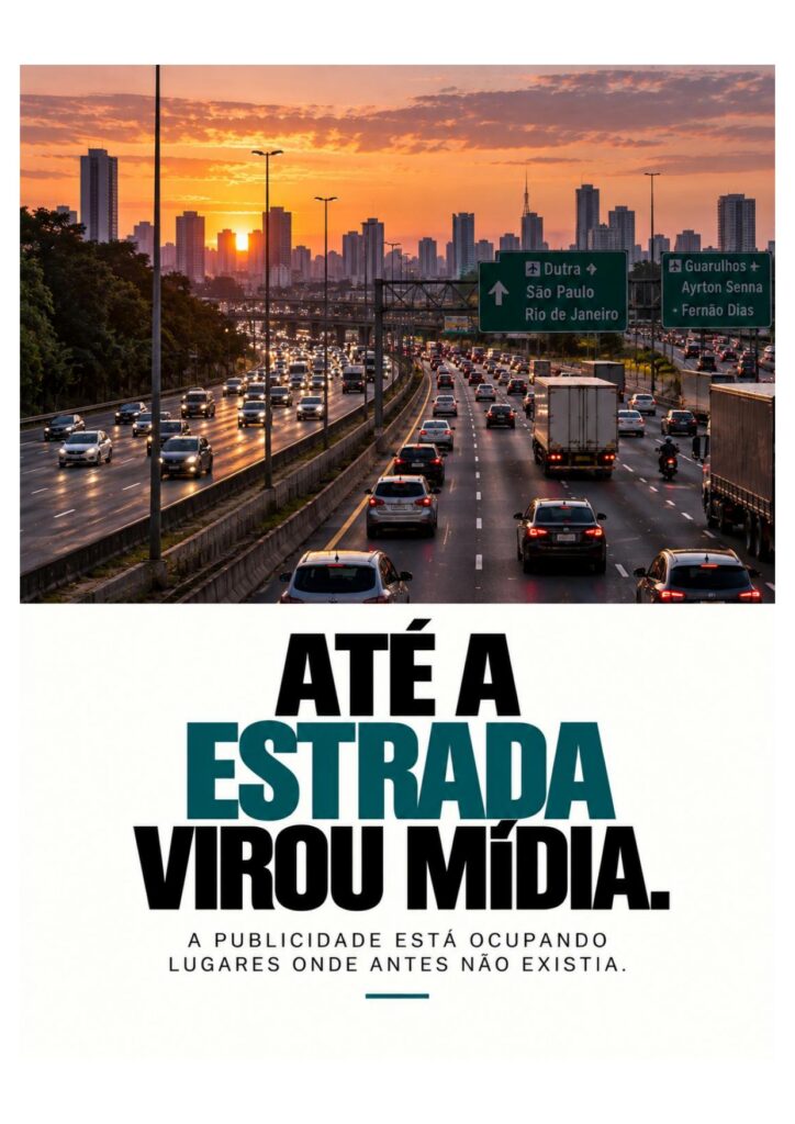 Grandes rodovias do Sudeste estão ganhando novos espaços publicitários